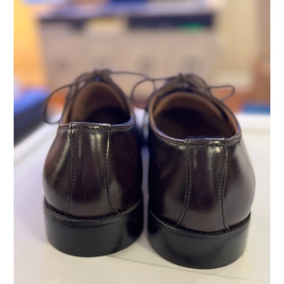 NEW Men's Joseph Abboud Sz 11 Brown Oxford Shoes Leather Dressy Lace Up Career - Picture 5 of 10